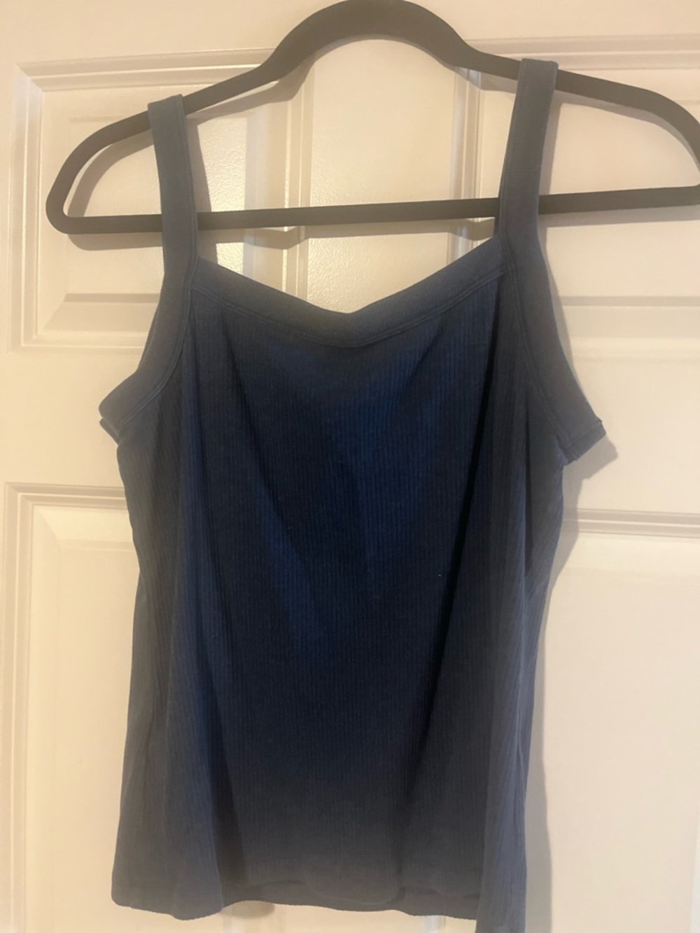 American Eagle Outfitters Navy Ribbed Tank Top